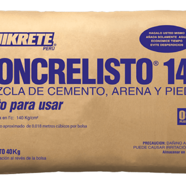 CONCRELISTO 140 TIPO 1 X 40 KG