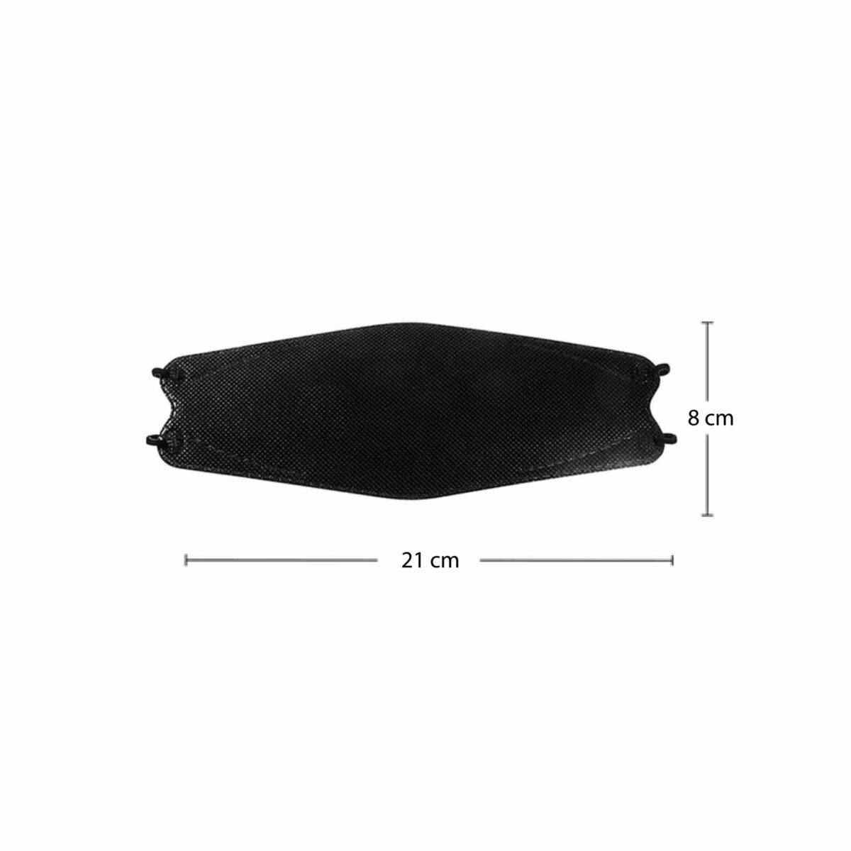 Mascarilla KN95 Fish Type Black Adultos - Imagen 4
