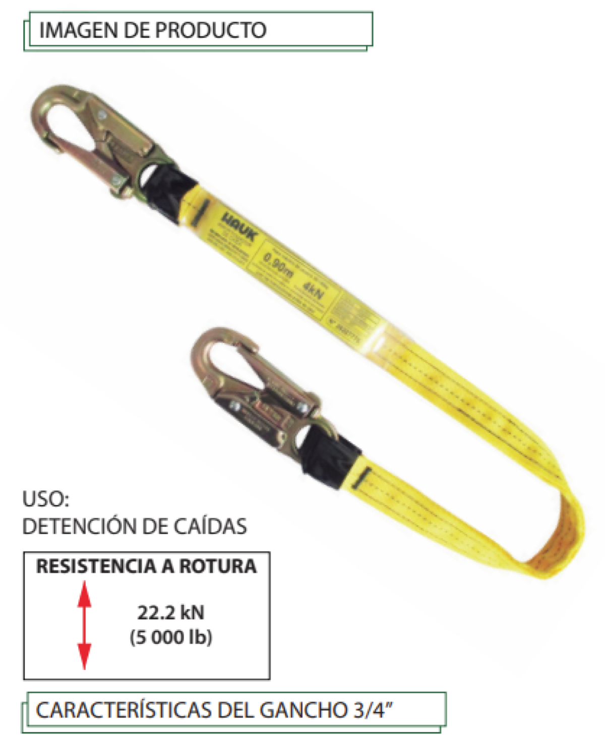 Arnés de Seguridad + Línea de vida - HAUK