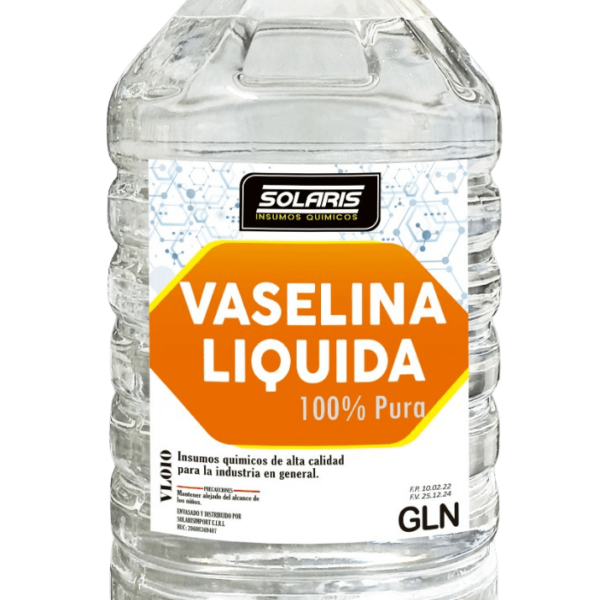 Vaselina Líquida marca Solaris en galón