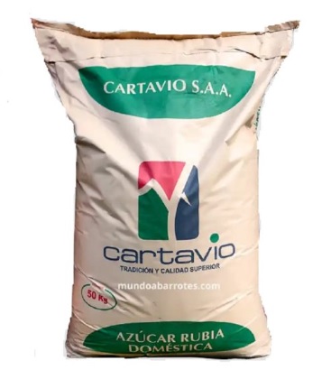 Disfruta del dulzor natural y sostenible del azúcar rubia Cartavio de 50 kg.