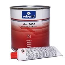 Ideal para rellenar abolladuras, grietas y otros daños en la carrocería.