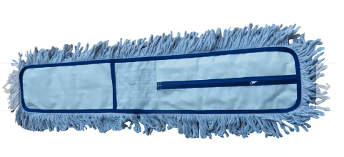 Su cabeza está cubierta con un material especial, generalmente microfibra, diseñado para atrapar el polvo y partículas pequeñas de manera eficiente.