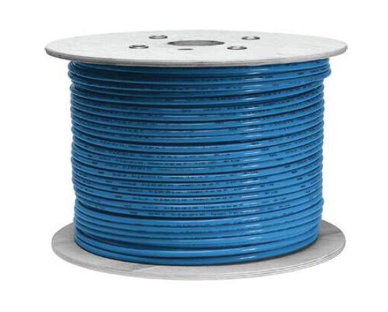 Su color azul y su estructura espiral son características distintivas que la identifican fácilmente.