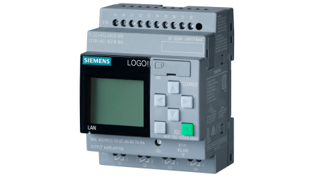PLC LOGO 12/24RCE, 12/24VDC. 8DI (4AI DE 0-10V)/ 4DO RELE (10A.)