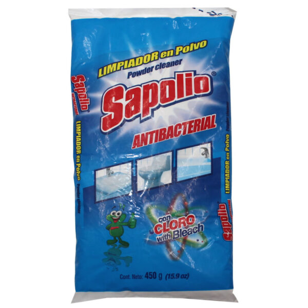 SAPOLIO PULIDOR SOBRE X 450 GR. BAÑO ANTIBACTERIAL