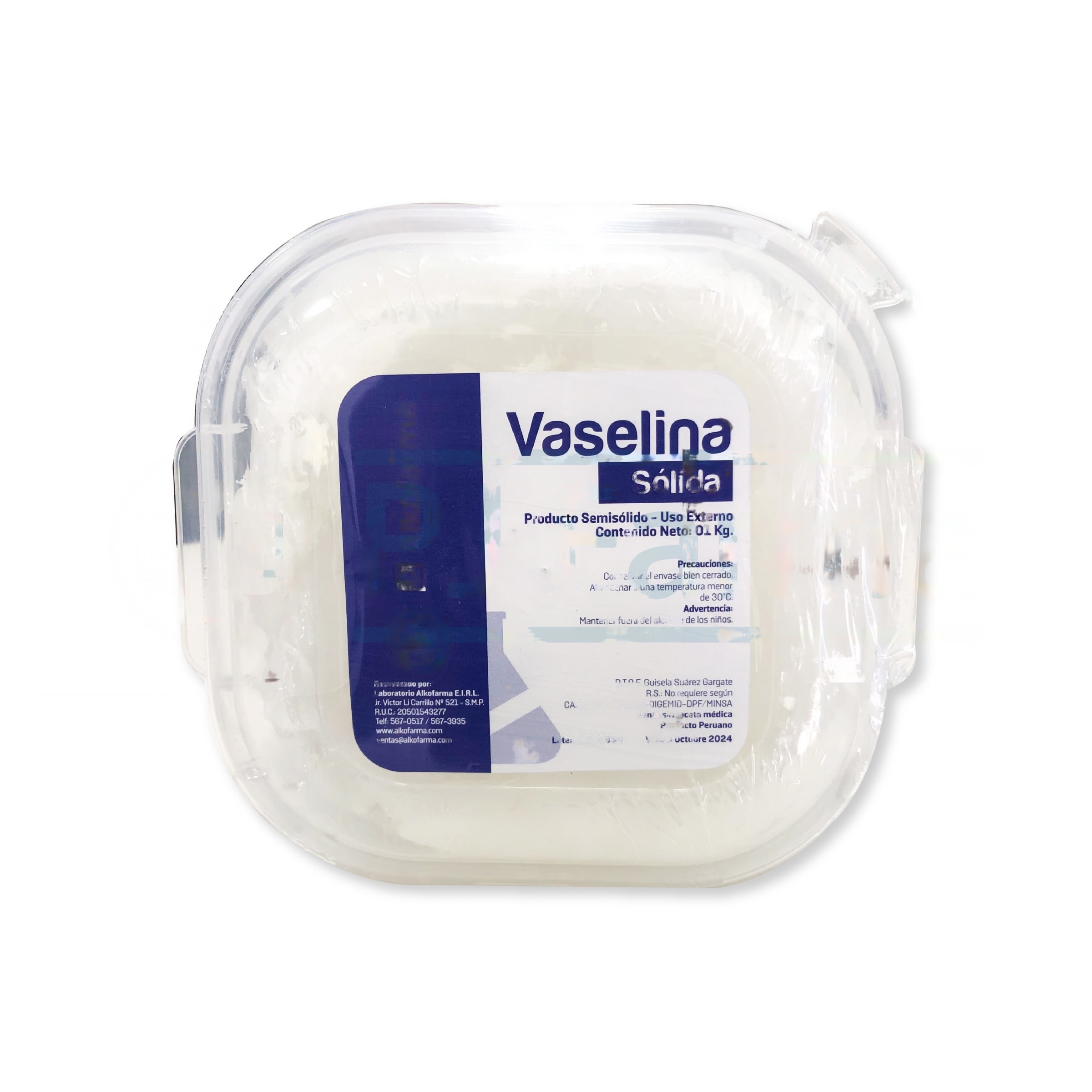 La vaselina sólida, un hidrocarburo saturado semisólido, es reconocida por su capacidad para formar una barrera oclusiva sobre la piel.