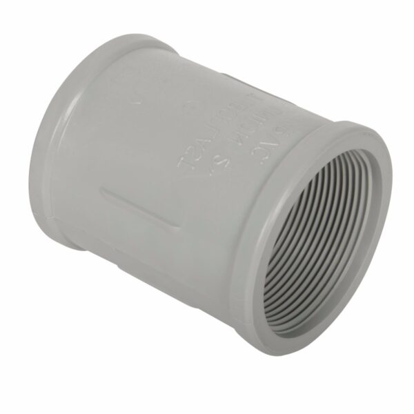 La unión simple de 2" PVC con rosca LESSO