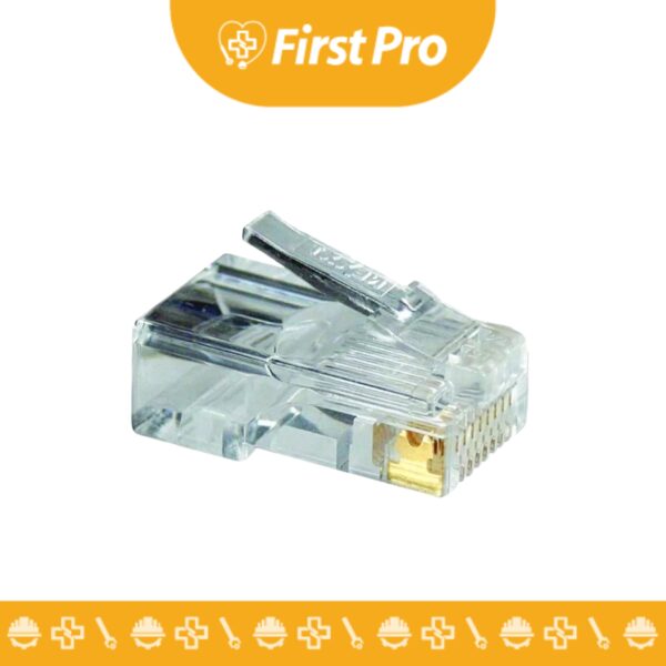 Conector RJ-45 para cable UTP Categoría 6, paquete de 100 piezas.