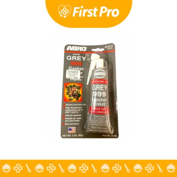 La silicona Mega Grey 999 de Abro es una excelente opción para quienes buscan un sellador de alta temperatura y alta resistencia para aplicaciones automotrices y de alta exigencia.