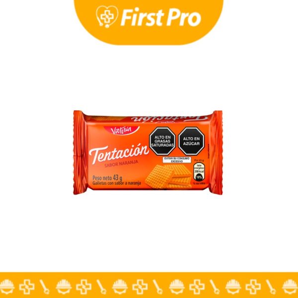 Galleta Tentación Sabor Naranja