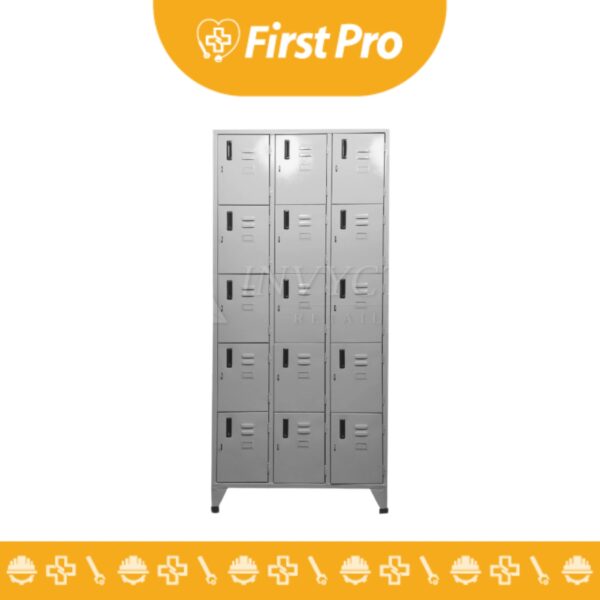 Locker de 3x5 con 15 casilleros: seguridad, orden y resistencia para cualquier espacio.