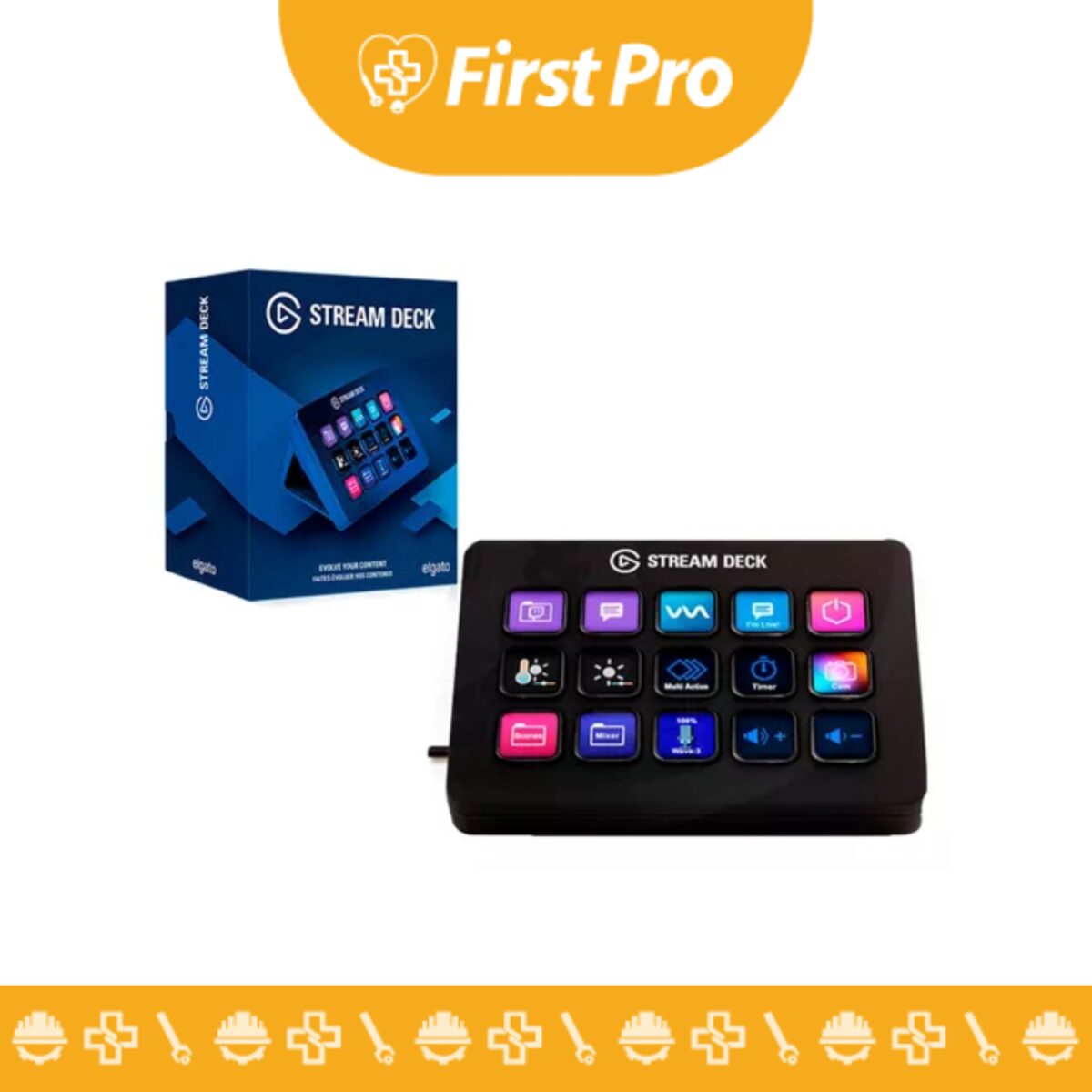 Panel de control Elgato Mk.2 con teclas LCD: el poder del control en la palma de tu mano.