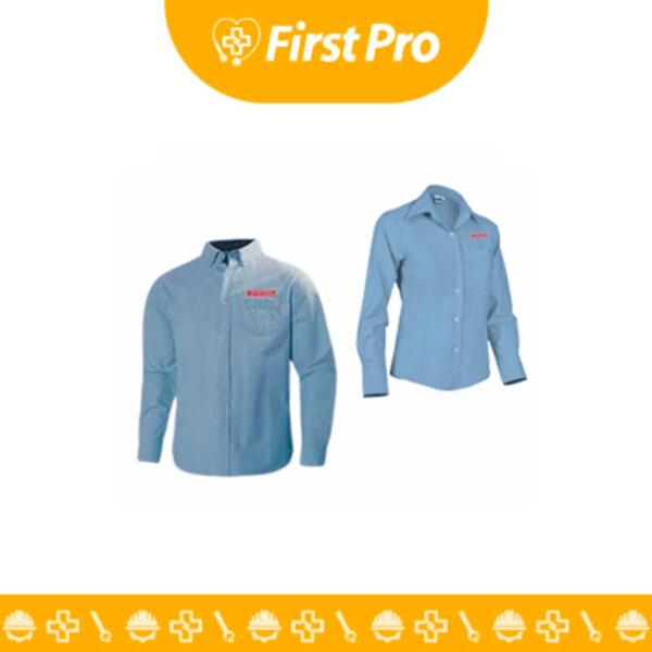 Camisas para personal de ventas: profesionales, cómodas y personalizables con logo de empresa. Ideales para reforzar la imagen de marca y el equipo comercial.
