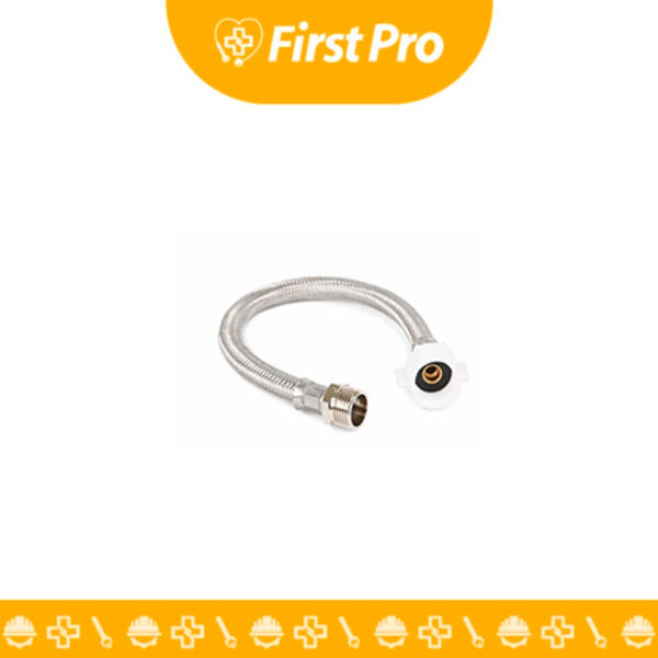 El TUBO DE ABASTO 23126 es un latiguillo flexible con trenzado de acero inoxidable, ideal para conectar grifos, inodoros y otros aparatos a la toma de agua. Ofrece durabilidad, resistencia a la corrosión y flexibilidad para una instalación fácil y segura, previniendo fugas y asegurando un flujo constante.
