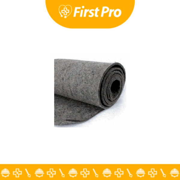 Fieltro industrial 10mm gris medio. Material técnico para amortiguación, aislamiento, sellado y filtración en la industria.
