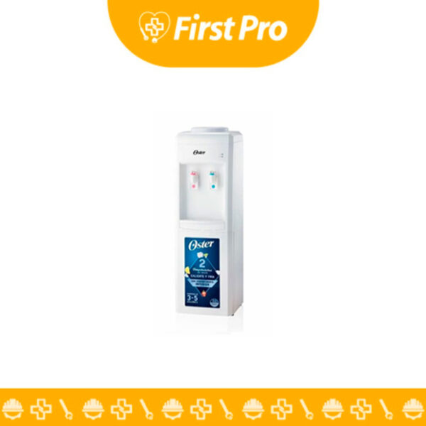 Dispensador de Agua Oster OS-PWDA8001W Blanco. Agua fría, caliente y natural al instante. Diseño elegante y seguro para el hogar u oficina. ¡Hidratación fácil y cómoda!