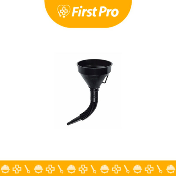 El EMBUDO PLÁSTICO 500 ML CUELLO FLEXIBLE CON FILTRO TRUPER es un embudo versátil con una capacidad de 500 ml. Cuenta con un cuello flexible para acceder a espacios difíciles y un filtro integrado para evitar impurezas. Ideal para trasvasar líquidos de forma limpia y precisa en automoción, hogar y jardinería.