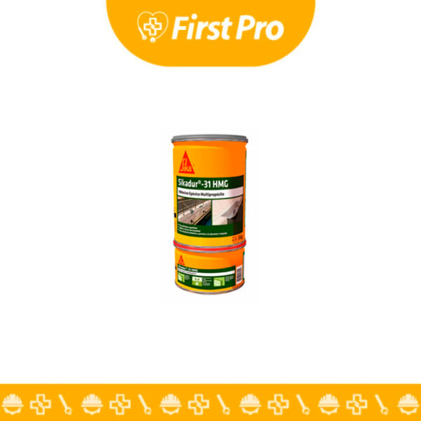SikaDur 31 HMG 5KG: Adhesivo epóxico bicomponente para anclajes y reparación. Alta adherencia, no escurre, resistente. Ideal para hormigón, acero, etc.