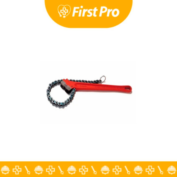 RIDGID 31310 C-12: Llave de cadena de alta resistencia para tuberías de 2" a 4", agarre seguro y durabilidad.