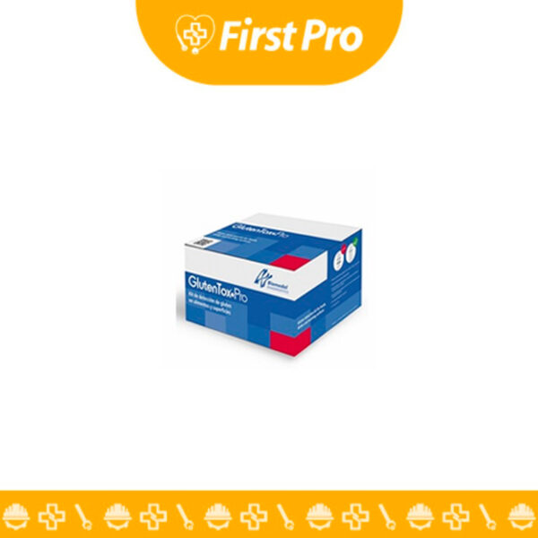 Kit para detectar gluten en alimentos y superficies. Incluye 25 pruebas rápidas y fiables para garantizar la seguridad alimentaria y prevenir la contaminación cruzada. Ideal para uso profesional y doméstico.