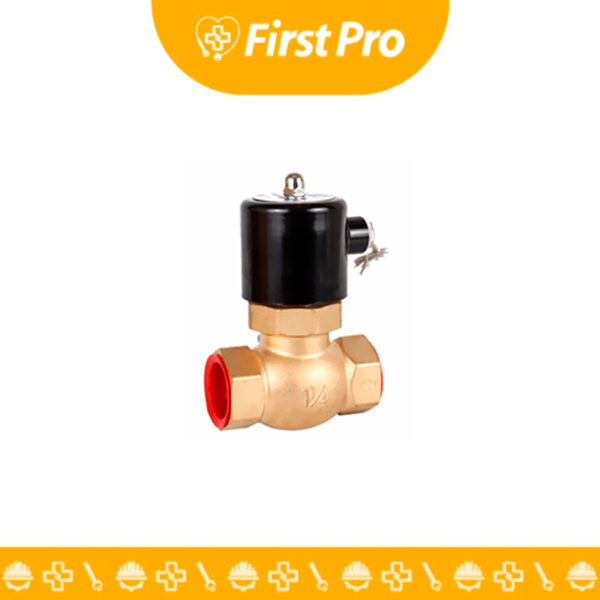 Válvula solenoide vapor alta presión 1" NC 24V DC. Control seguro y rápido de flujo en sistemas industriales. Robusta y confiable.