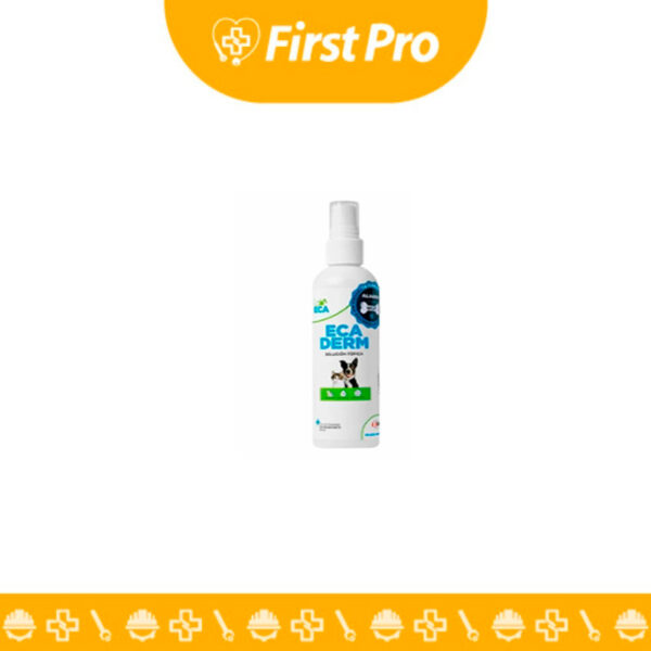 Ecaderm Spray Antibacterial – 120 ml para manos y superficies. Fórmula avanzada con agentes hidratantes para una protección eficaz y suave con la piel.
