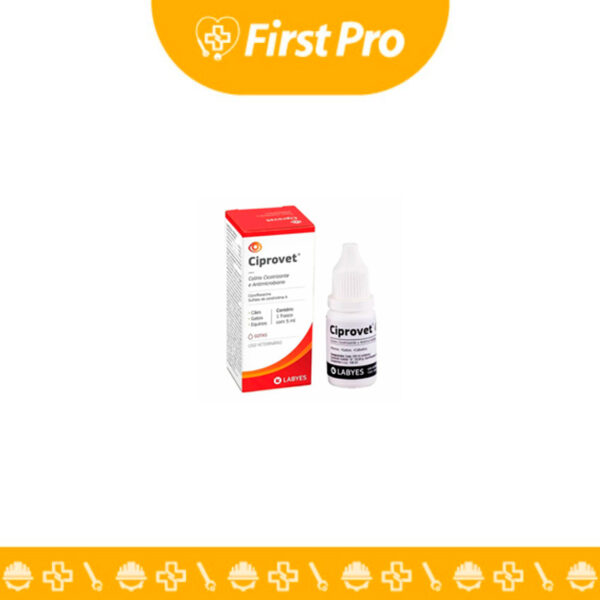 Ciprovete Solución Oftálmica para Mascotas es un tratamiento antibiótico a base de ciprofloxacina, diseñado para combatir infecciones oculares bacterianas en perros y gatos. Alivia la conjuntivitis, queratitis y blefaritis, mejorando la salud visual de tu mascota.