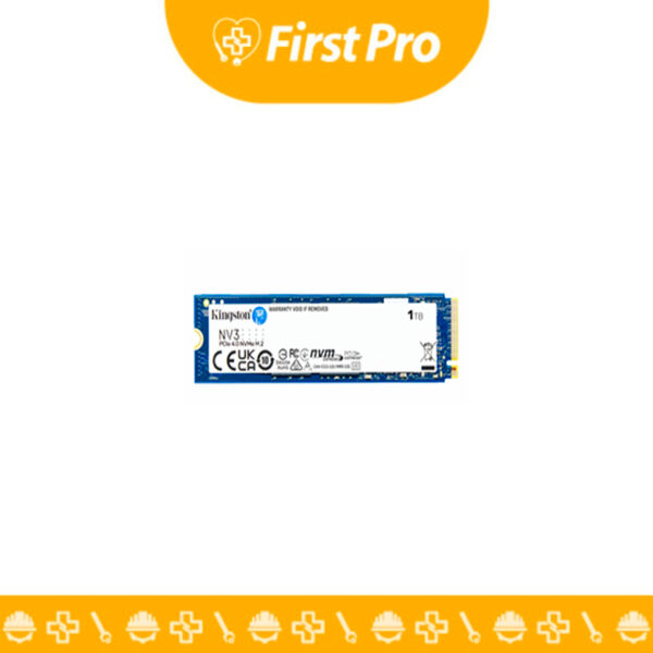 Kingston NV3 1TB M.2 2280 NVMe SSD. Interfaz PCIe 4.0 Gen 4x4 con hasta 6000 MB/s. Almacenamiento ultrarrápido para optimizar el rendimiento de tu PC o laptop. Modelo SNV3S/1000G.
