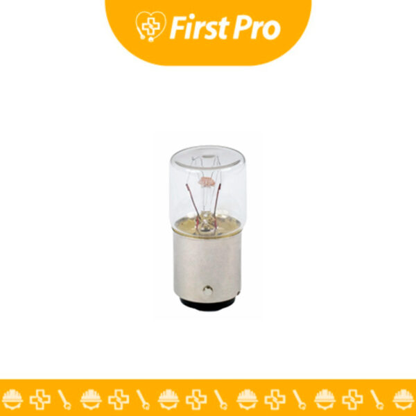 Lámpara Incandescente 10W, 24V, BA15D. Compacta (35mm), fiable para señalización y paneles de control. ¡Iluminación de baja tensión duradera!
