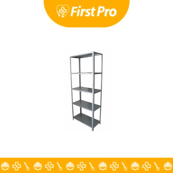 Rack Ángulo Ranurado de 1 cuerpo con 4 anaqueles, ideal para optimizar el espacio y organizar tus productos. Fabricado en acero resistente, fácil de montar y adaptable a diversas necesidades de almacenamiento.