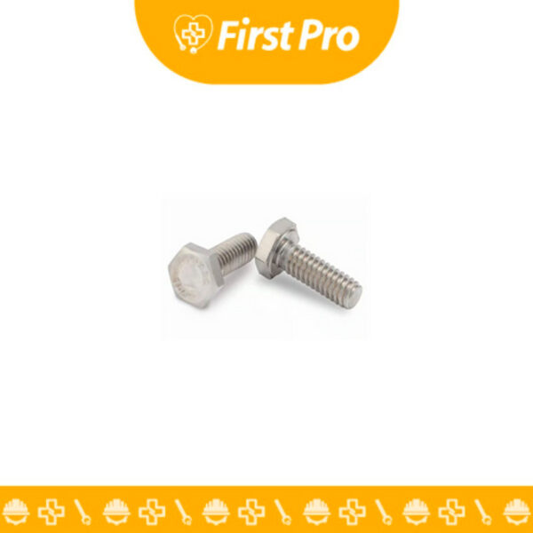 Perno inoxidable 3/8" x 1 1/2" con tuerca teflón: Sujeción de alta resistencia a la corrosión y vibraciones. Ideal para ambientes exigentes como aplicaciones marinas, industriales y de construcción.
