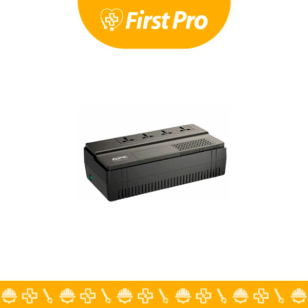 El UPS APC Easy UPS BV650I (650 VA / 375 W) protege tus equipos de cortes de energía, sobretensiones y fluctuaciones. Fiable y compacto.