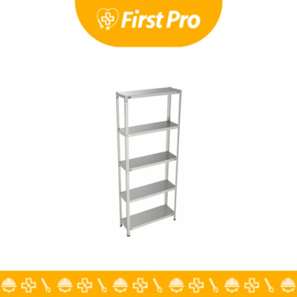 Optimiza tu espacio con el Rack Ángulo Ranurado de 1 Cuerpo y 4 Anaqueles. Este sistema de almacenamiento de acero ofrece durabilidad, fácil montaje y máxima adaptabilidad para organizar eficientemente tus objetos en hogares, oficinas o almacenes.