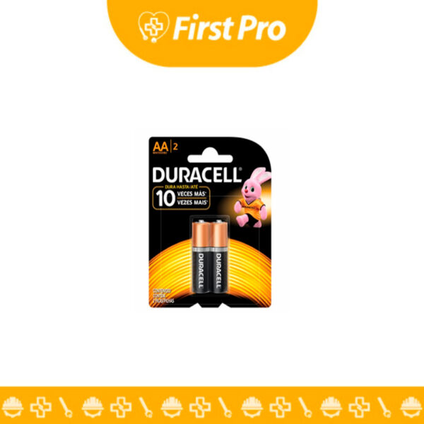 El Pack x2 de Pilas AA Duracell ofrece energía alcalina de larga duración. Ideales para controles remotos, juguetes y dispositivos electrónicos. Con tecnología Duralock, mantienen la carga hasta 10 años en almacenamiento.