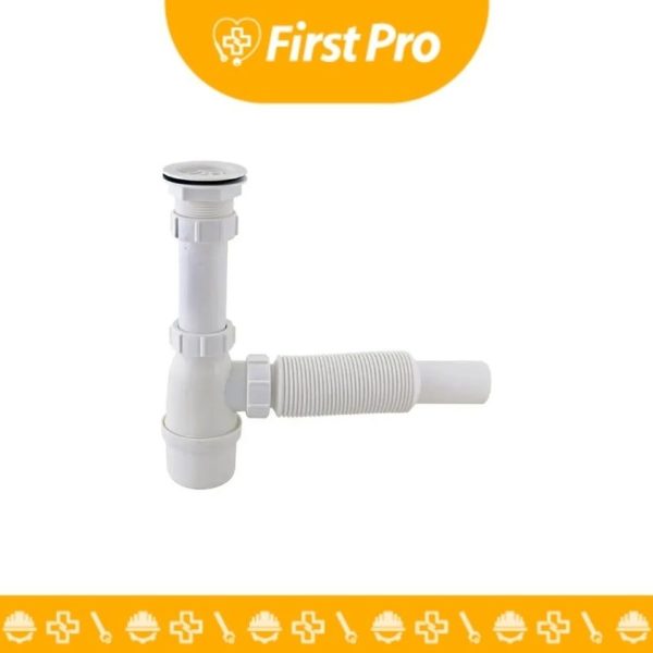 Trampa de Bote Flexible 1-1/2" con Contra para Lavadero/Fregadero – Yarden YD0068