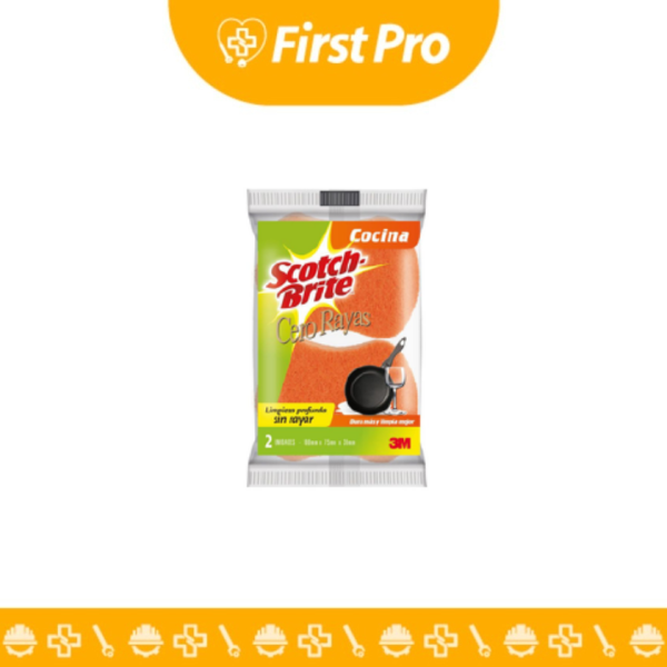 Esponja Scotch-Brite Naranja Cero Rayas