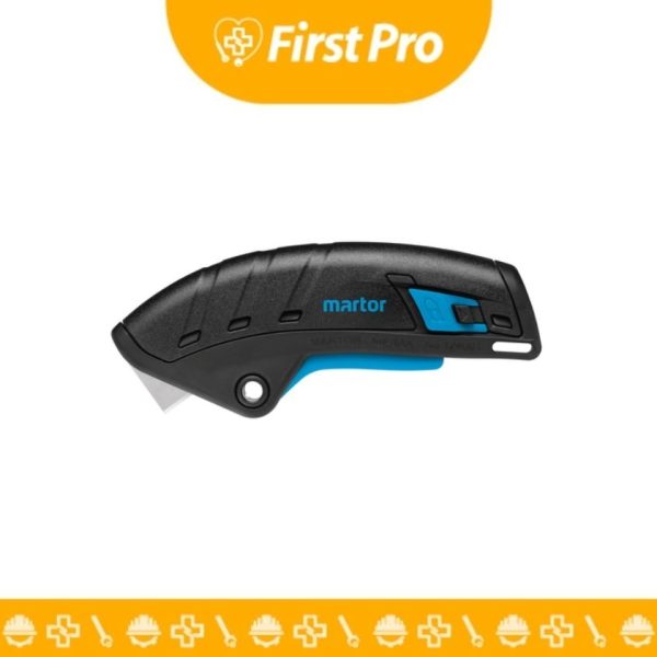 Martor 124001.02 Merak – Cuchillo de Seguridad Retráctil de Policarbonato