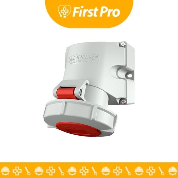 Toma Visible 32A 3P+N+T 415V Rojo 6H IP67