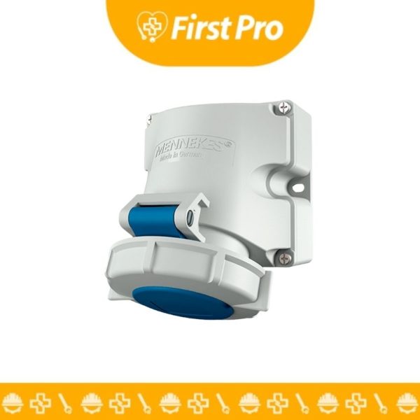Toma Visible 32A 2P+T 250V Azul 6H IP67