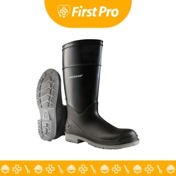 Botas Dunlop Antideslizantes con Punta de Acero