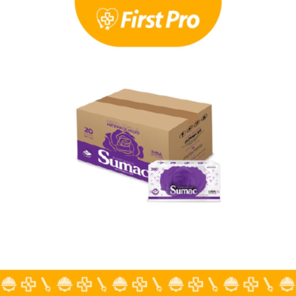 Papel Toalla Interfoliado SUMAC – 20 Paquetes x 200 Hojas