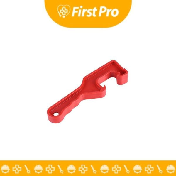Herramienta de Apertura para Tapa de Cubos de Plástico – Color Rojo