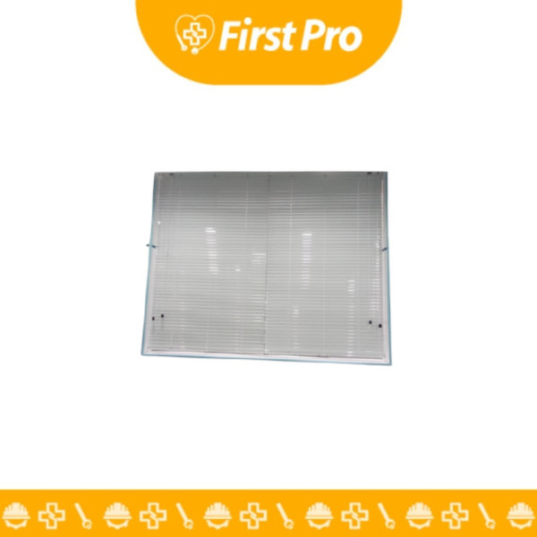 Persiana Horizontal de 1″ de Aluminio – 120 cm x 120 cm – Color Blanco
