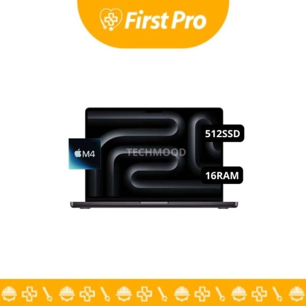 MacBook Pro 14 Chip M4 (512GB SSD, 16GB RAM) – Space Black