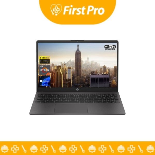 Laptop Empresarial HP 255 G10 – 15.6" FHD, AMD Ryzen 7 7730U, 32 GB RAM, 1 TB SSD, Windows 11 Pro