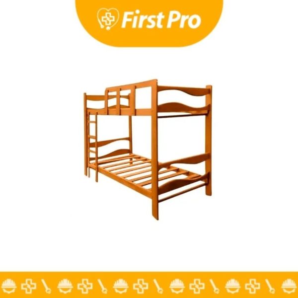 Cama Camarote Simple de Madera – 1 ½ Plaza
