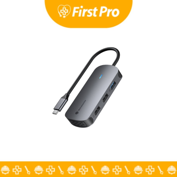 Yottamaster Multiport USB‑C Hub 5‑en‑1 – HDMI 4K + USB 3.0 + SD/TF + PD 60 W