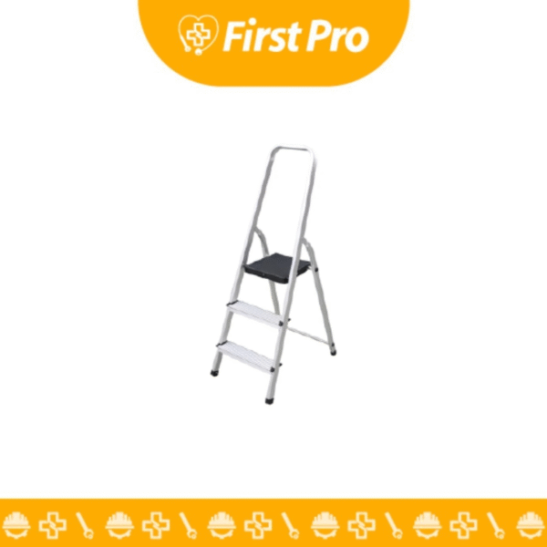 Escalera de 3 Pasos de Aluminio con Plataforma