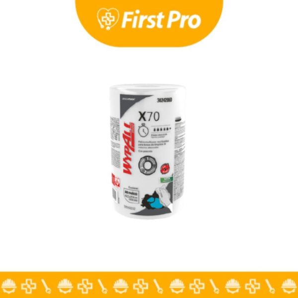 Paños WypAll X70 Plus – 88 Unidades